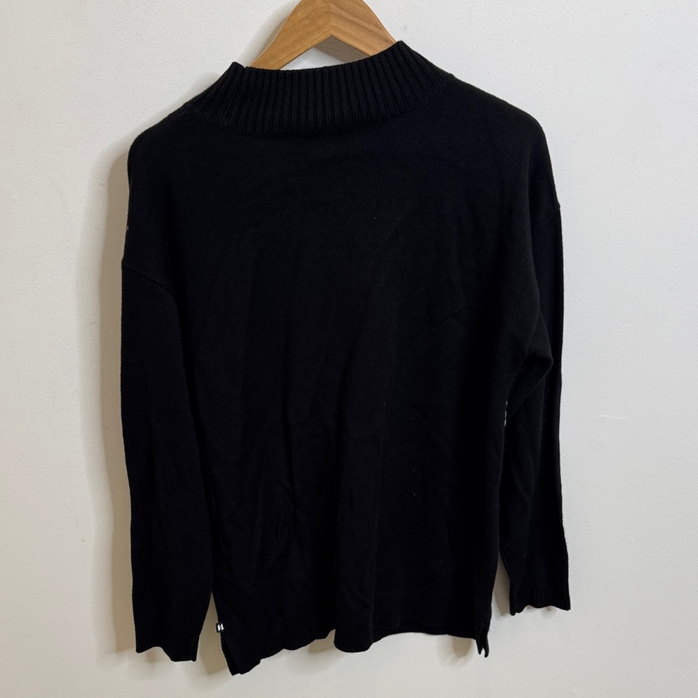 Karl Lagerfeld Black Sweater with Iconic cat Graphic - Picture 3 of 4